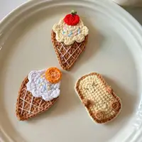 Kawaii Hair Clips Ice Cream Hair Clips Cute Wool BB Clips Cute Bread Hair Clips Children's Baby Girl Hair Clips Hair Accessories