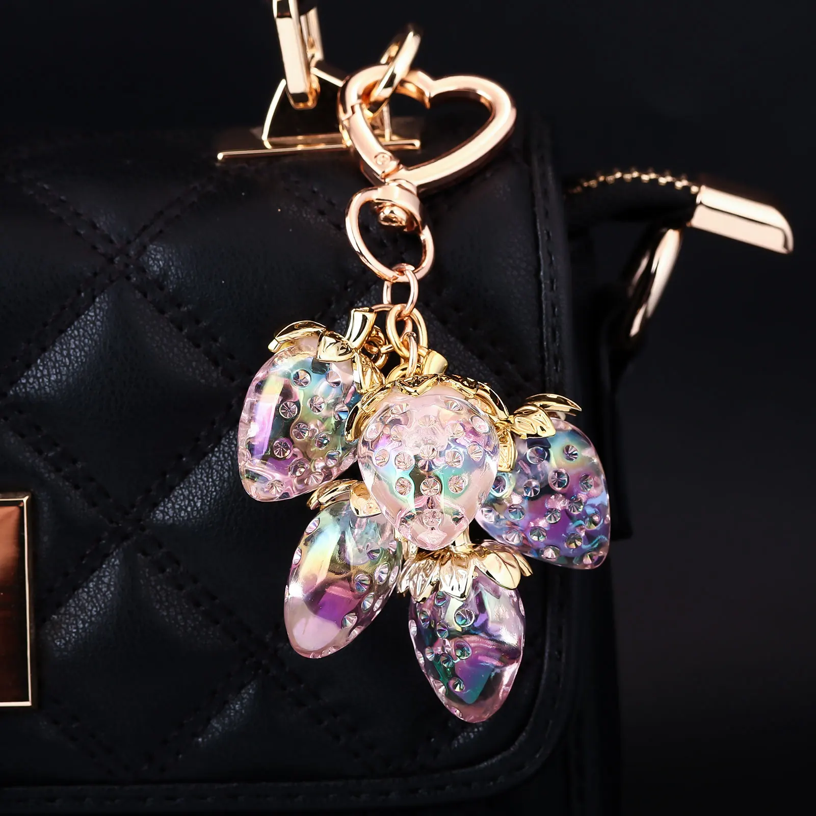 Scimmia Monkey Portachiavi,Morbido Ciondolo Per Borsa Zaino Da Donna Viola 8944594986734