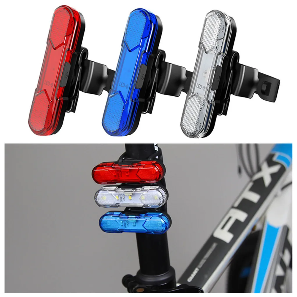 LED Bike Tail Light USB Rechargeable Bicycle Rear Cycling Warning Lamp Waterproof Rotatable Safety Flashlight |