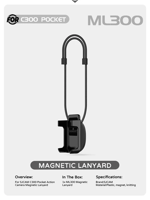 Gancio Magnetico SJCAM Per Action Cam C300 - Ideale Per Riprese A Mani Libere Durante Sport E Avventure - Foto 12