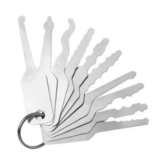 Auto Extractor Remove Hook Hardware Car Unlock Door Open Keys Hand Tools Lock 10Pcs