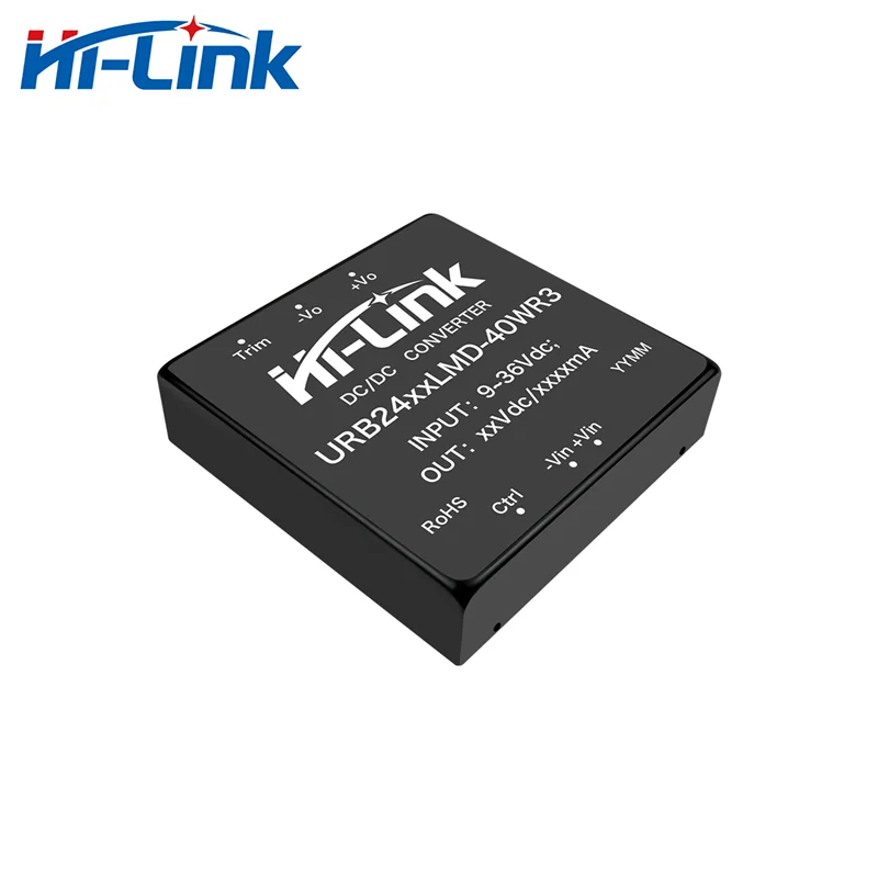 Hi-Link 40W DCDC Converter 24V to 3V 5V 12V 15V 24V Output Switching Power Supply Module for LED lighting source