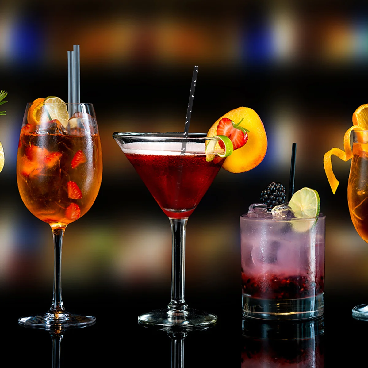 50 Pcs Halloween Straws Party Decorations for Cocktails Themed Drinking Paper Disposable Drinks Kraft Iced Coffee