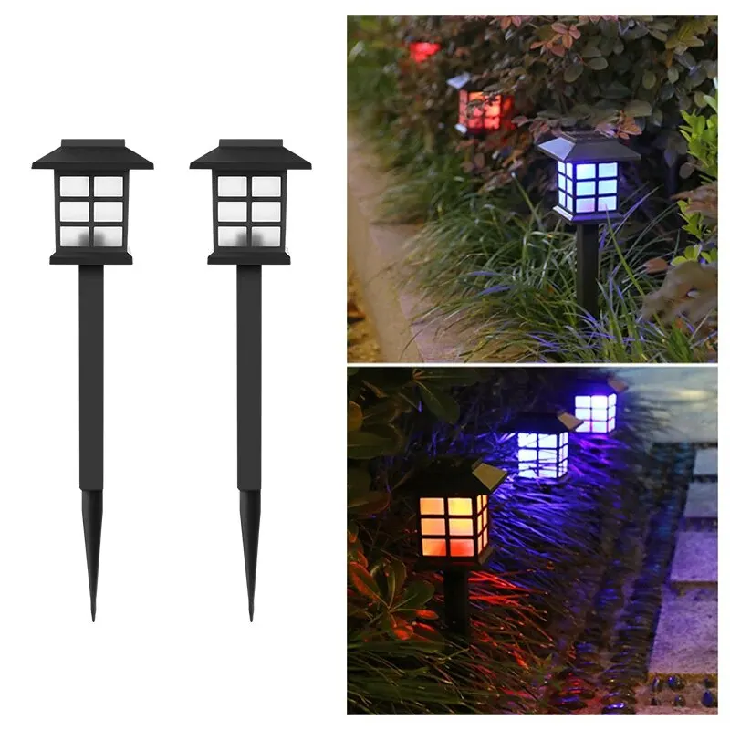 Solpex Confezione da 6 luci solari a LED per vialetti esterni, luci solari da giardino, impermeabili, per prato, patio, cortile, giardino, passerella