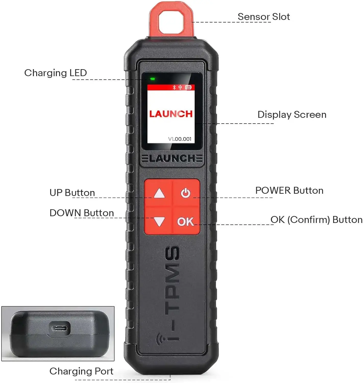 

2024 X431 I-TPMS Tire Pressure Detector Program Sensors TPMS Diagnostic Tool