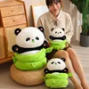 Cute Bamboo Panda Dinosaur Rabbit Plush Toy for Home Decoration Plush Toy Comfort Pillow Sleep Baby Plush Toy 1
