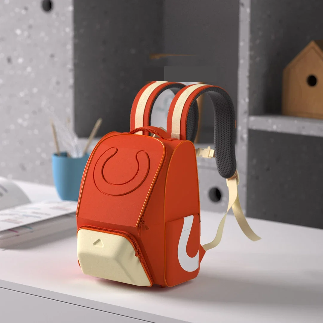 UBOT Creative Decompression Antibacterial Backpack Children School Bags Kids School Backpack Lightweight Waterproof Schoolbags