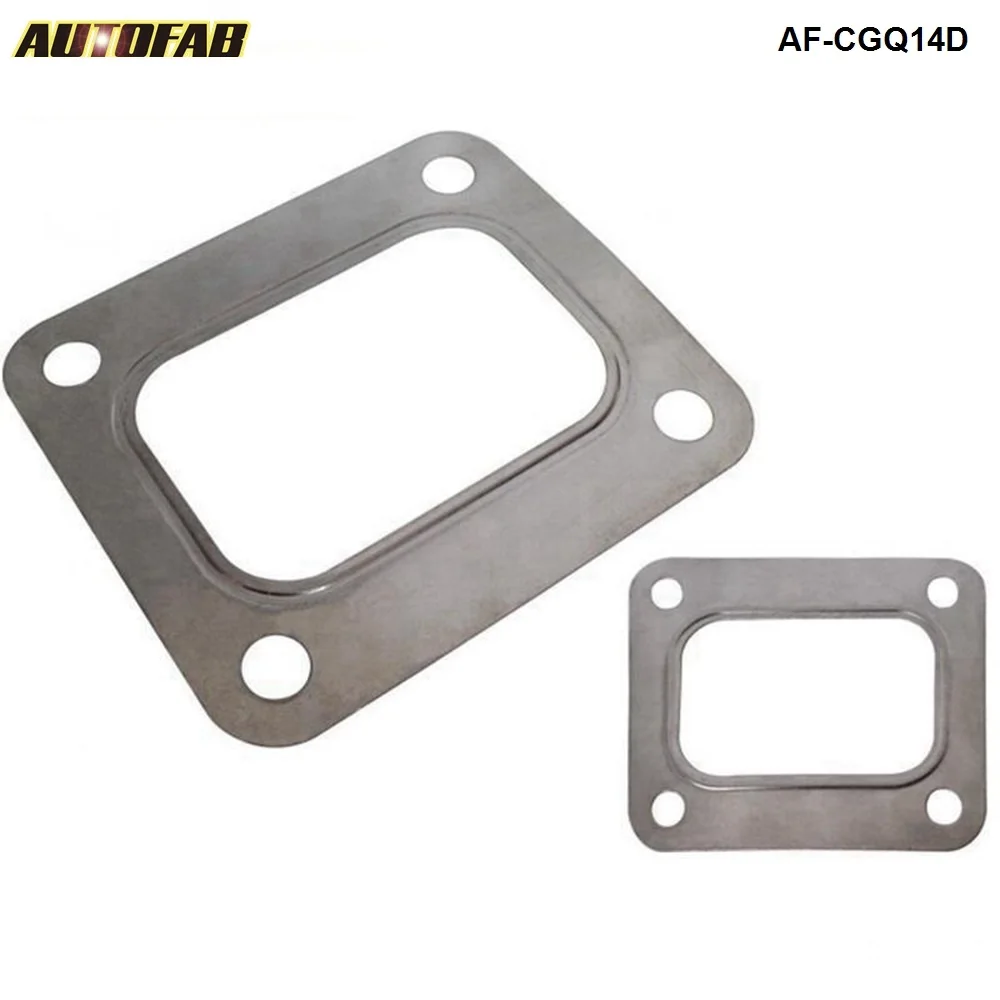 

10PCS/LOT T04E T66 T70 GT35 GT40 T4 Turbo Turbine Inlet Gasket T4 Flange Gasket 4 Bolt 304 Stainless Steel AF-CGQ14D