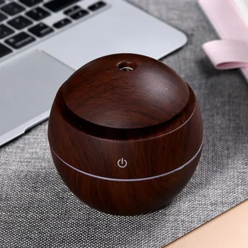 USB Imitation Wood Ultrasonic Air Humidifier Mini Electric Aroma Diffuser Essential Oil Aromatherapy Cool Mist Maker for Bedroom 1