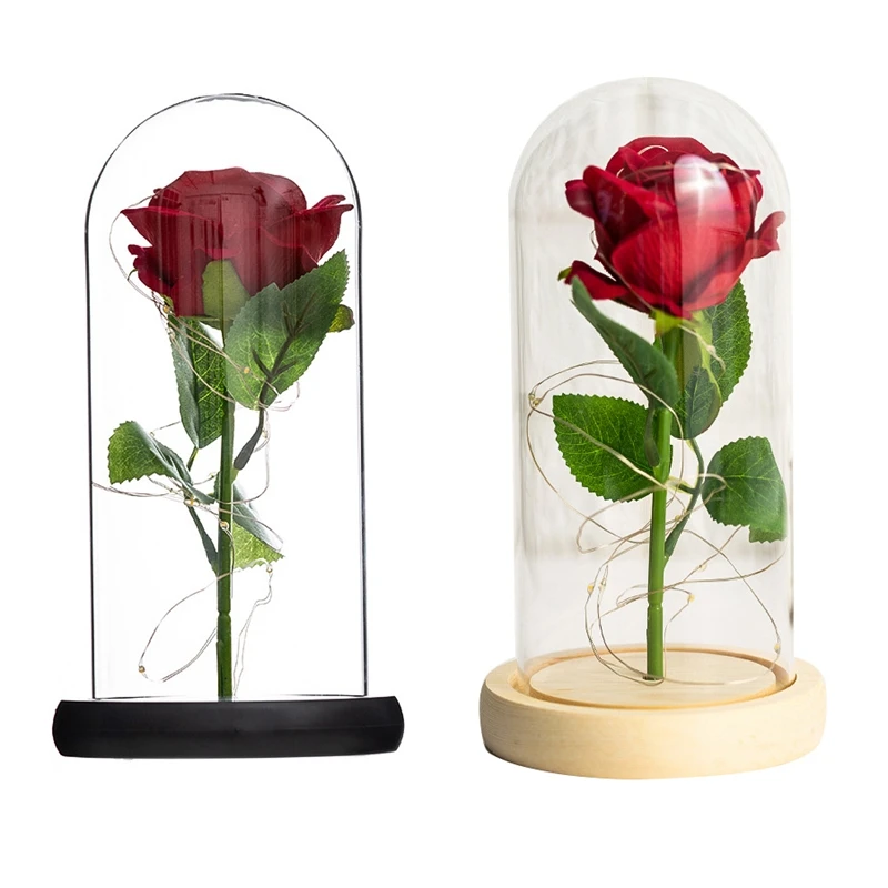 

Valentine's Day Gift,Forever Rose In Glass Dome,Mothers Day Birthday Flowers Gift,Artificial Rose Flowers,Eternal Rose