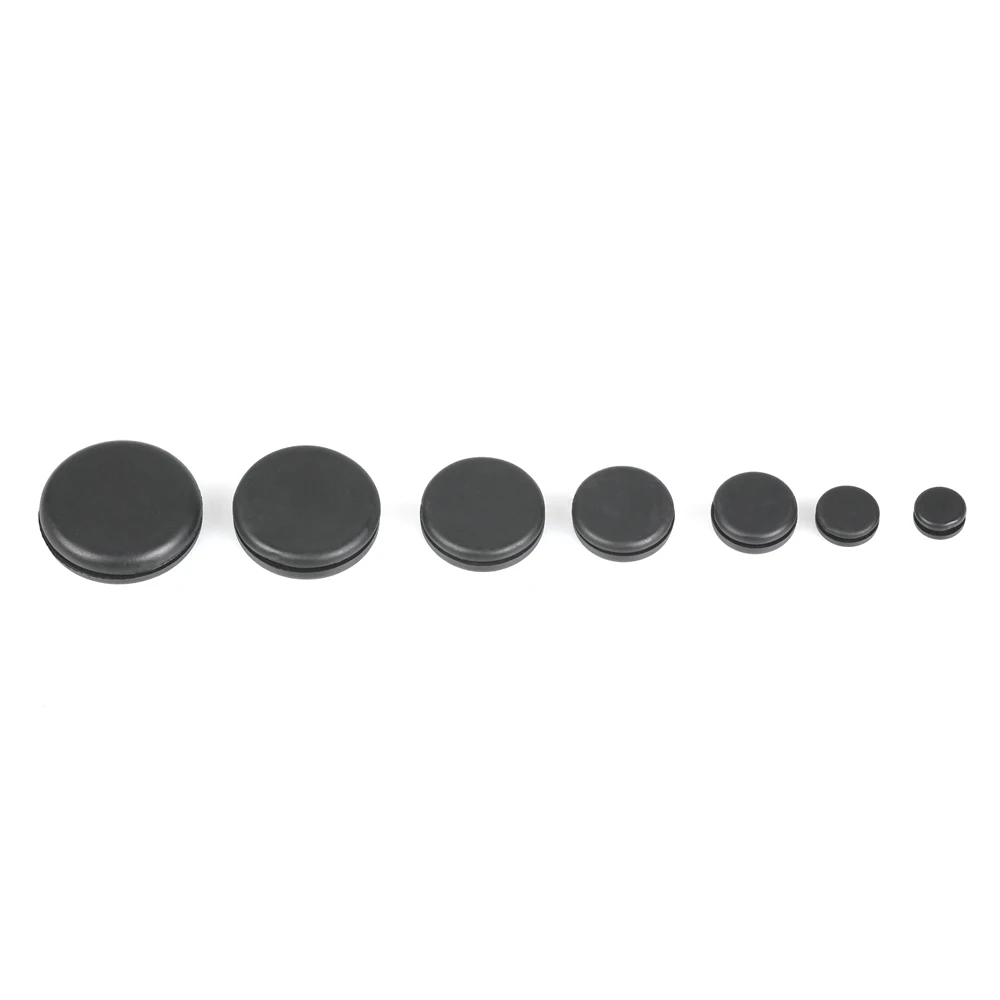 Description Picture 4 of item125pcs Rubber Grommet Protective Coil Double-sided Black Rubber Firewall Hole Plug Retaining Ring Car Electrical Wire Gasket