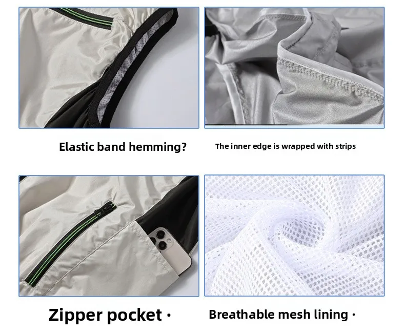 COMXZ Men Cooling Work Vest with Fan USB Rechargeable Outdoor Construction Labor Air Conditioner Clothing Summer Sun Protection