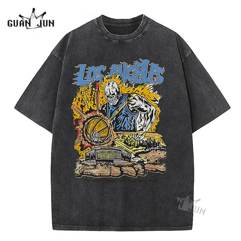 

Basketball Aesthetic T-shirt Vintage 90s Rap Hip Hop T Shirt Fashion Casual T-Shirts Hipster Men Tops Women Oversized T Shirt
