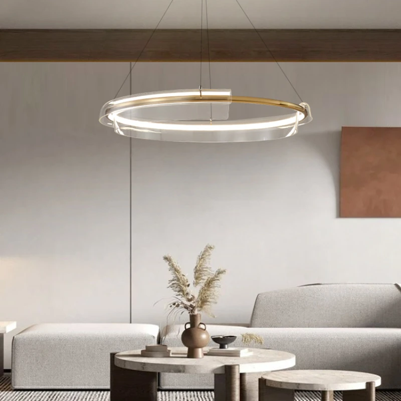 

Минималистичная Золотая люстра, креативный роскошный подвесной светильник для вестибюля отеля, кафе, спальни, гостиной, ресторана, коридора