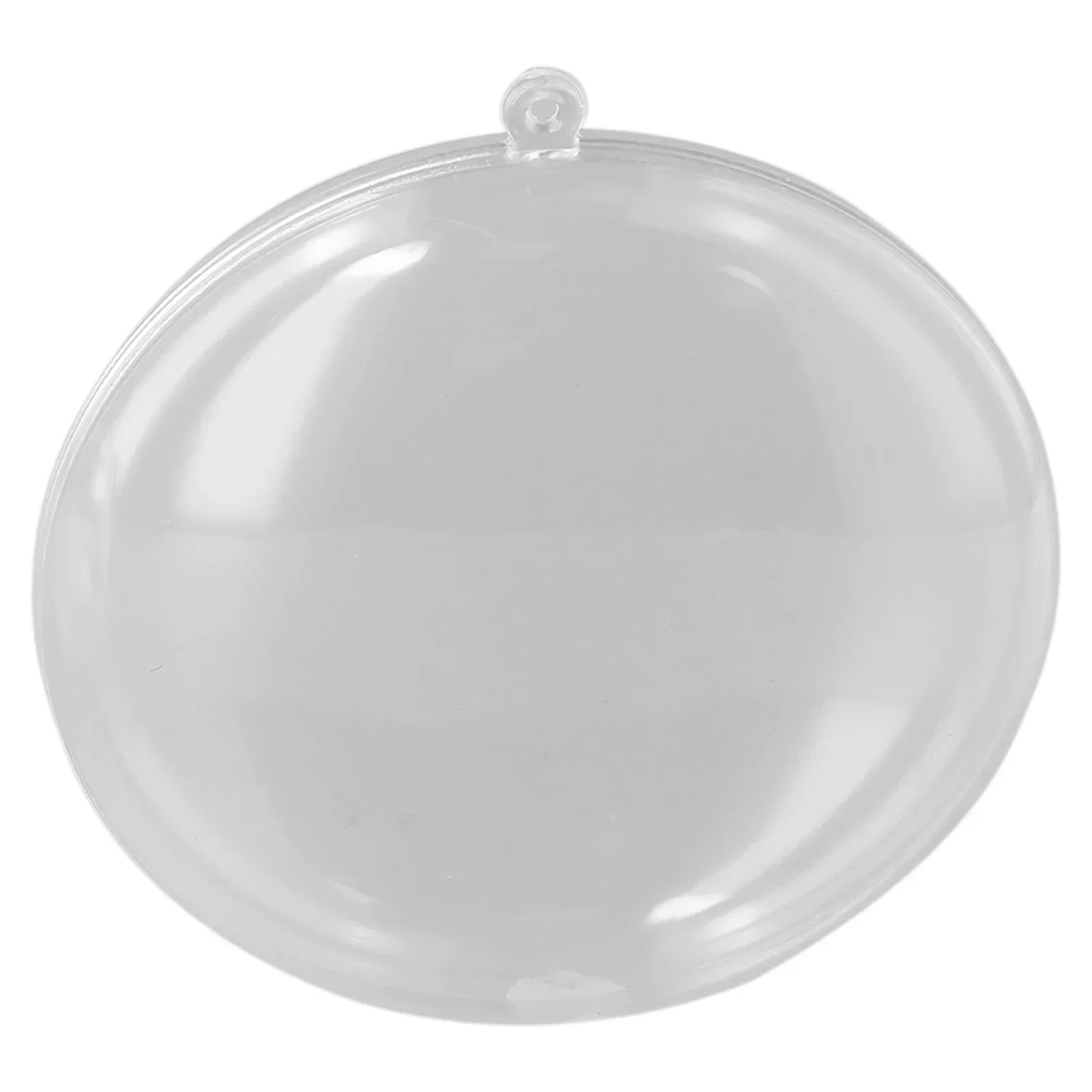 10pcs 7/9/11 Cm Plastic Clear Flat Ball Home Decor Wedding Candy Christmas Patry Supplies Gifts Box DIY Ideas Ornaments christmas gift box