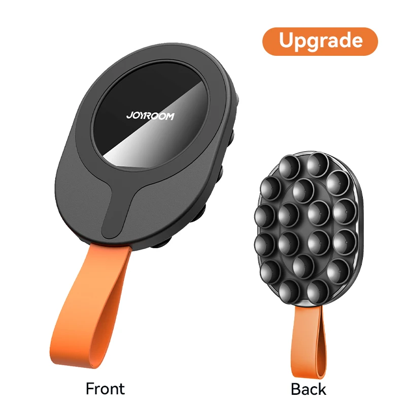 Magnetic Suction Cup Phone Mount with Silicone Grip Stand Holder