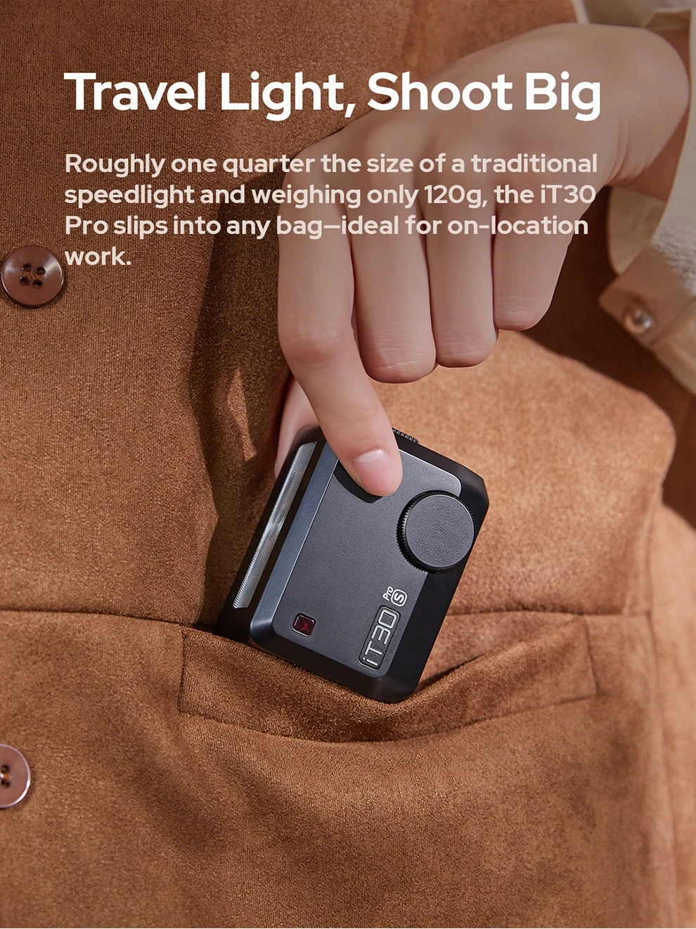 Godox iT30Pro iT20 iT22 C/N/S/F/O Touchscreen Pocket Flash TTL 2.4G Wireless Cam