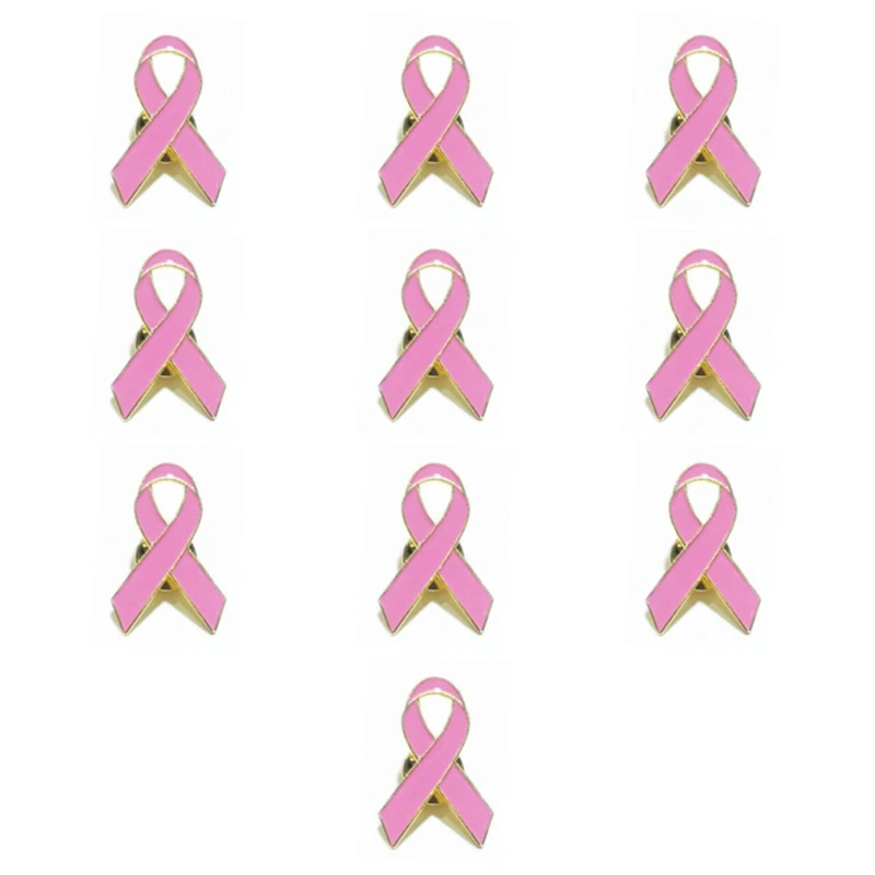 

Ribbon Pins Awareness Metal Lapel Pins Set Buttons Women Jewerly