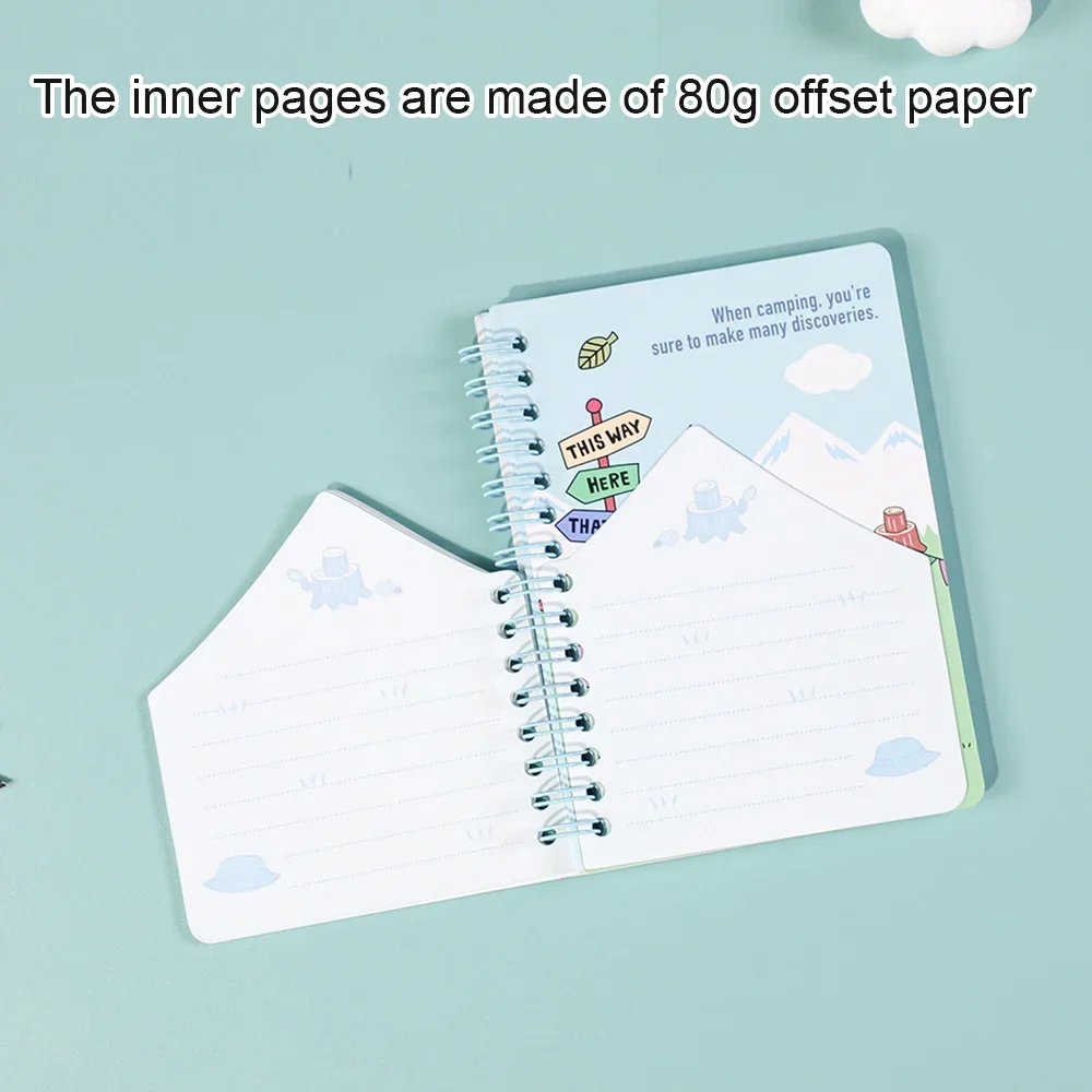Sanrio A6 Coil Book Kuromi Mymelody Cinnamoroll Hellokitty Learning Stationery Notebook Unique Kawaii Cover Design For Students 5