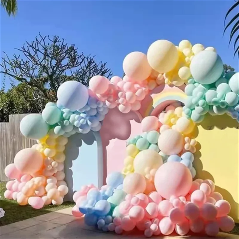 Arco de Globos Temática Colores Pastel