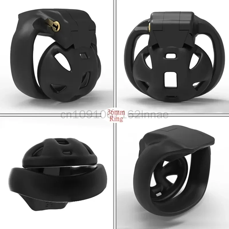 HT-V4 Chastity Penis Lock Breathable Nub Air Cock Cage Male Chastity Device 5 Size Penis Ring Sexual Products Sex Toys Men penis chastity cage chastity lock sex toy penis cock ring