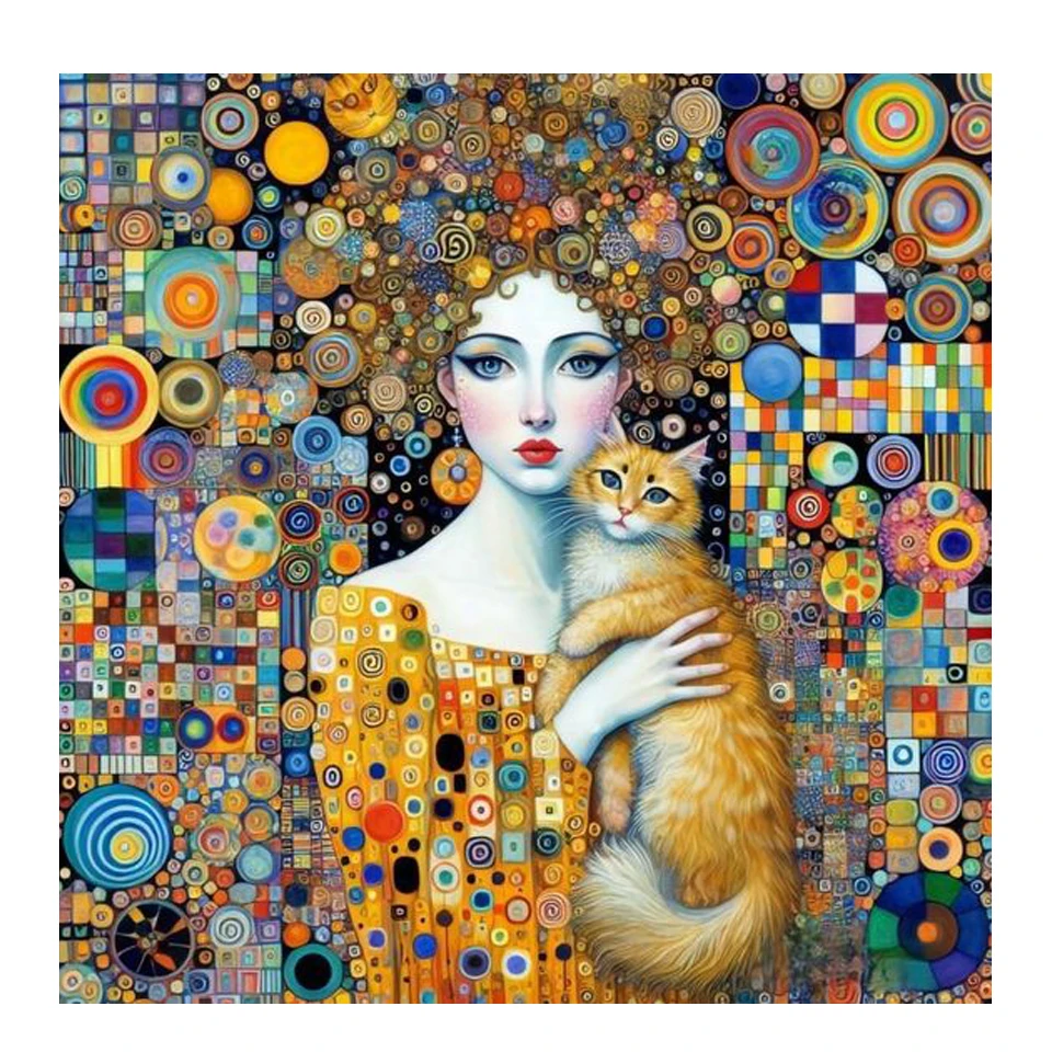 Diamond Painting 5D Fai Da Te - Kit Quadro Egitto Con Diamanti Rotondi, 30x40cm - 2