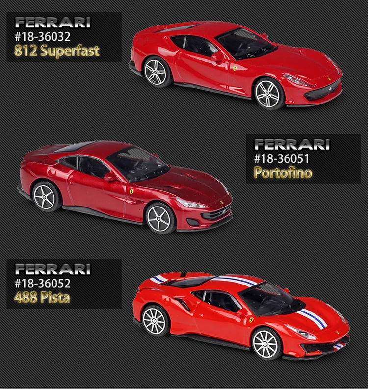 トミカ burago フェラーリ 1/43 ブラーゴ f40 488 246gt Amazon | トミカプレゼンツ ブラーゴ レース＆プレイシリーズ 1