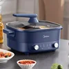 Midea Electric Hotpot Mandarin Duck Home Multi Functional Electric Stir Fryer, Electric Cooker, 6L Non Stick Pot 1