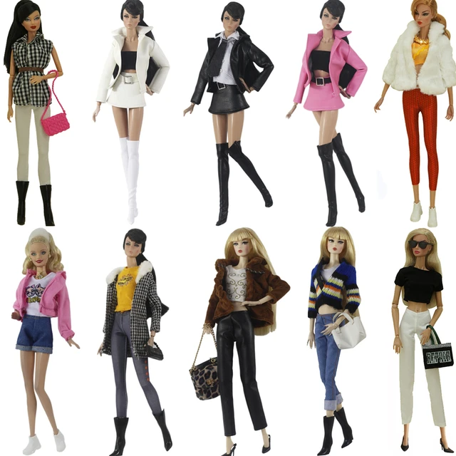 NK-Vestido Princesa Nobre Lantejoulas Roxo, Acessórios para Bonecas Barbie,  Roupa Casual, Moda Diária, Brinquedo Presente Menina, 30cm, 1 Pc -  AliExpress