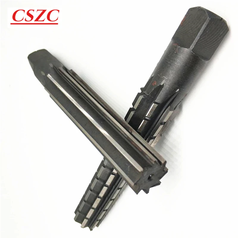 2PCS/Set Hand Reamers Set MT0/MT1/MT2/MT3/MT4/MT5 Steel Fine/Rough-Edge Morse Taper Reamer For Milling Finishing Tool