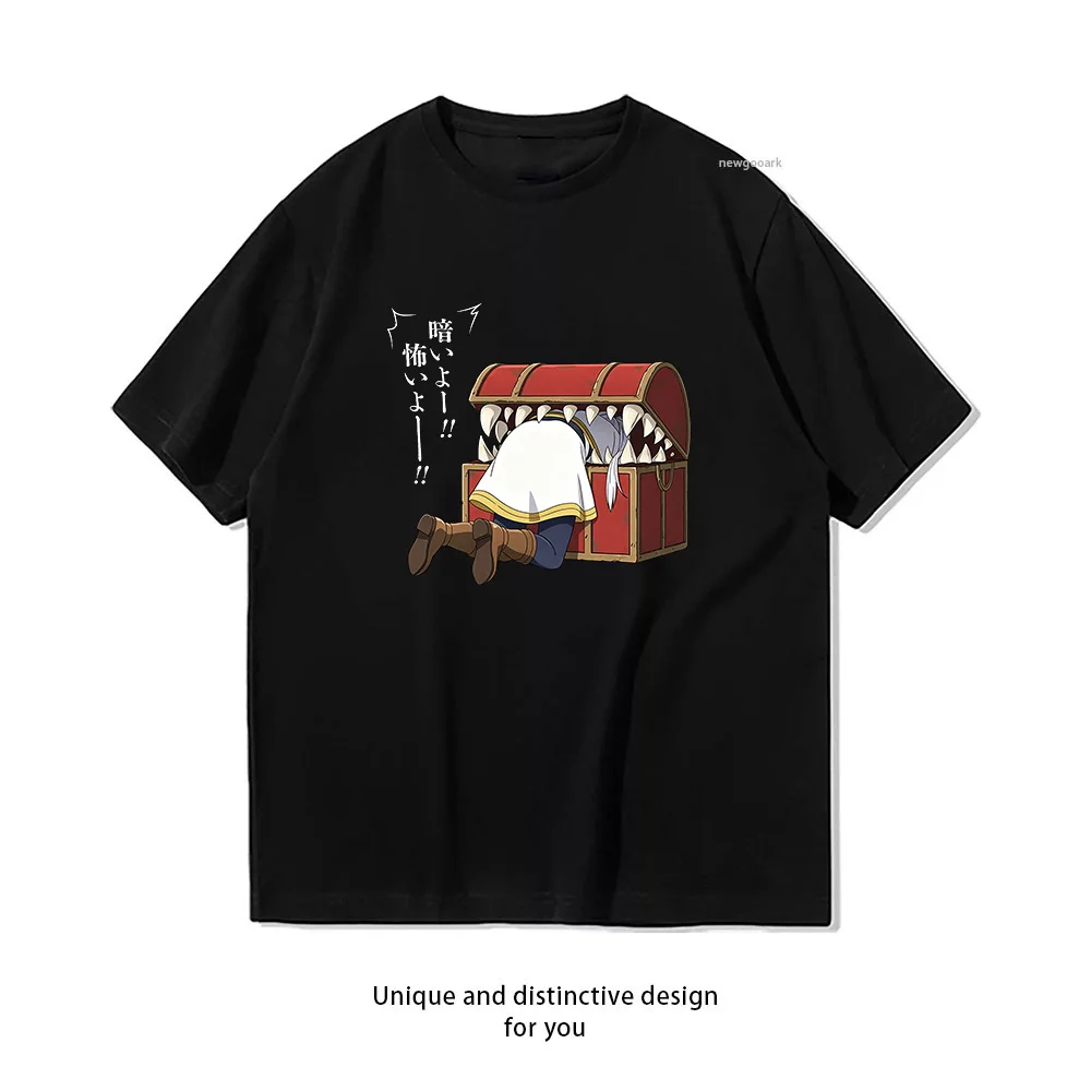 Frieren Anime Graphic Cotton T-Shirt - Unisex Summer O-Neck Top