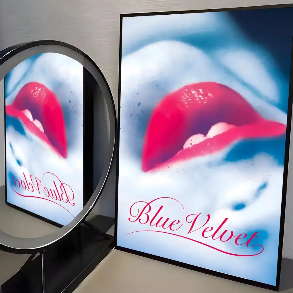 Premium Blue Velvet Movie Poster - HD Self-Adhesive Wall Decor for Home, Office, Dorm, and Bedroom - Perfect Gift Option