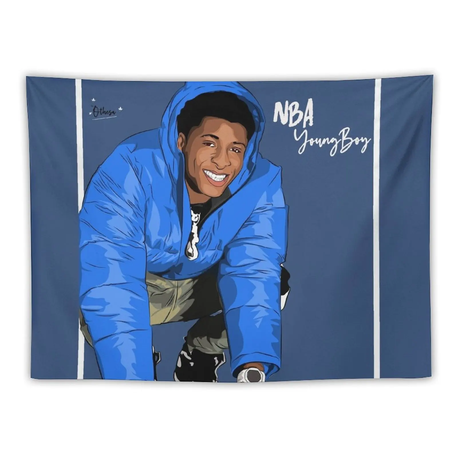 

Never Broke Again YoungBoy Tapestry Tapete For The Wall Wall Decorations Decorative Wall Tapestry