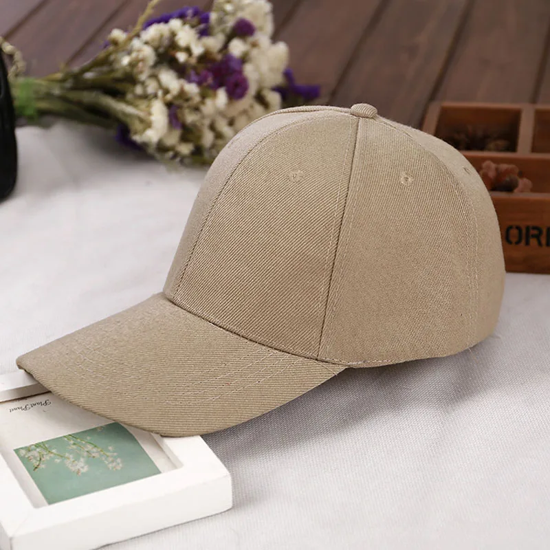 Fashion Retro Solid Color Men and Women Universal Baseball Cap Outdoor Sports Casual Girl Ponytail  Hat Sale 3
