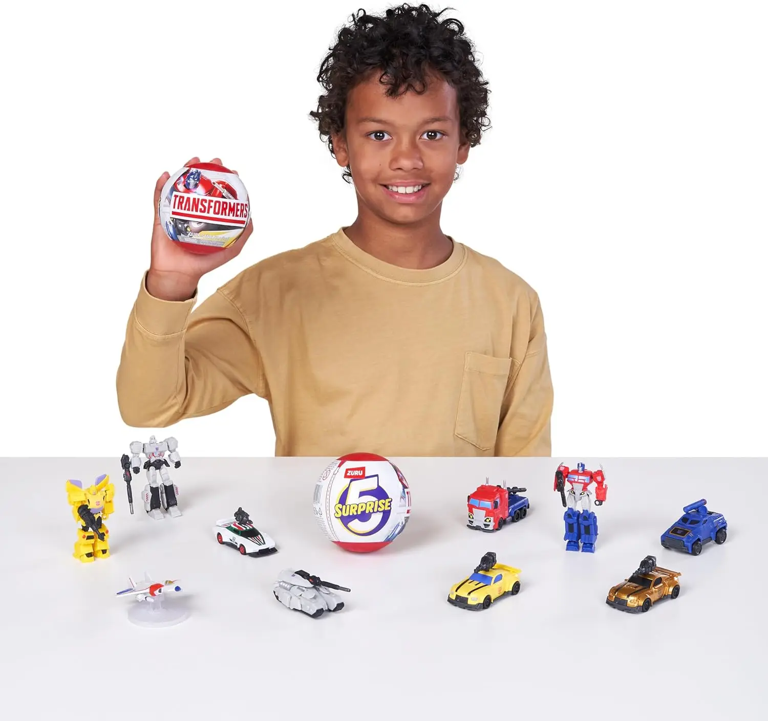 MiraBall Transformers, Sorpresa 3 En 1, 1 Paquete, Caja Ciega De Juguetes Para Niños, Personajes Coleccionables De Programas De Televisión, Bola De Metal, Felpa, Pegatinas, Cinta Blanca