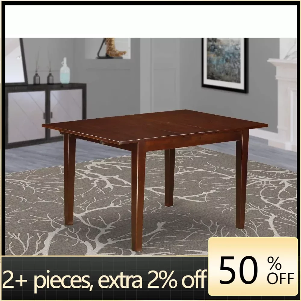 

Dining Room Rectangle Kitchen Table Top With Butterfly Leaf 54 X 32 X 30 Restaurant Tables Freight Free Portable Foldable Table