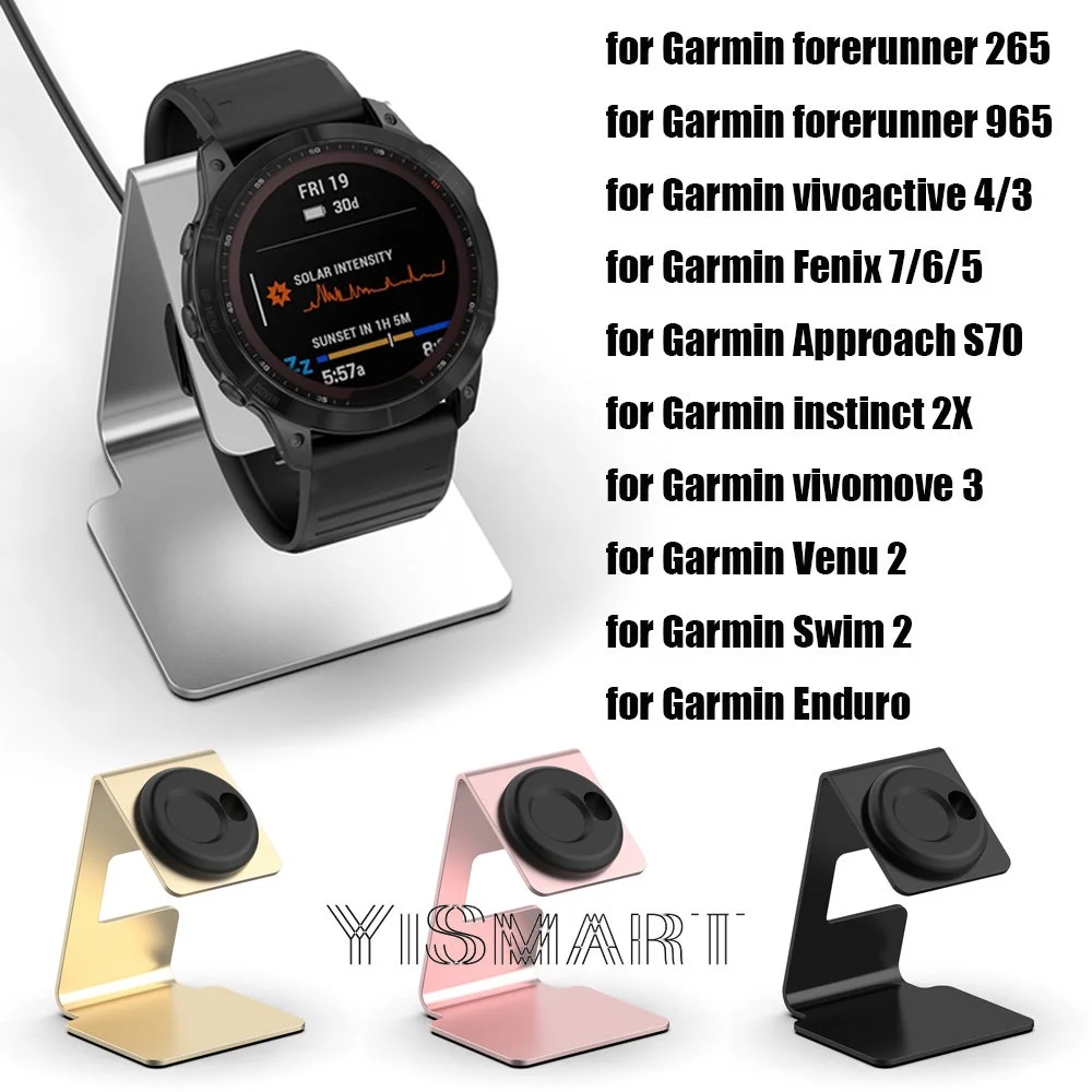 

Подставка для зарядного устройства для Garmin Fenix 7 6 5 Подставка для зарядного устройства подставка для док-станции для Garmin Forerunner 965 265 инстинкт пришн вивоактив