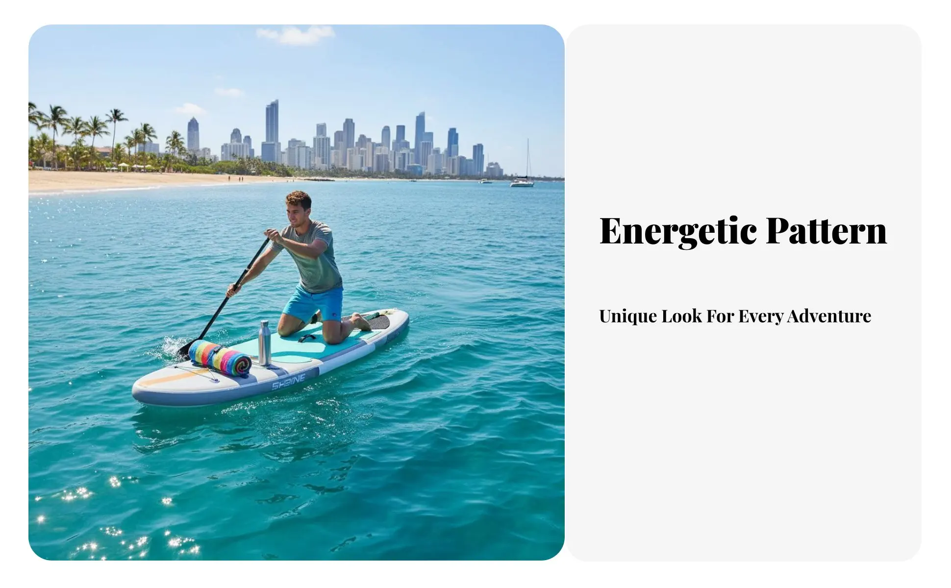 Inflatable Upright Paddleboard Non-Slip Deck Inflatable Stand-up Paddleboard Board Upright Paddleboard Set Long-Lasting All