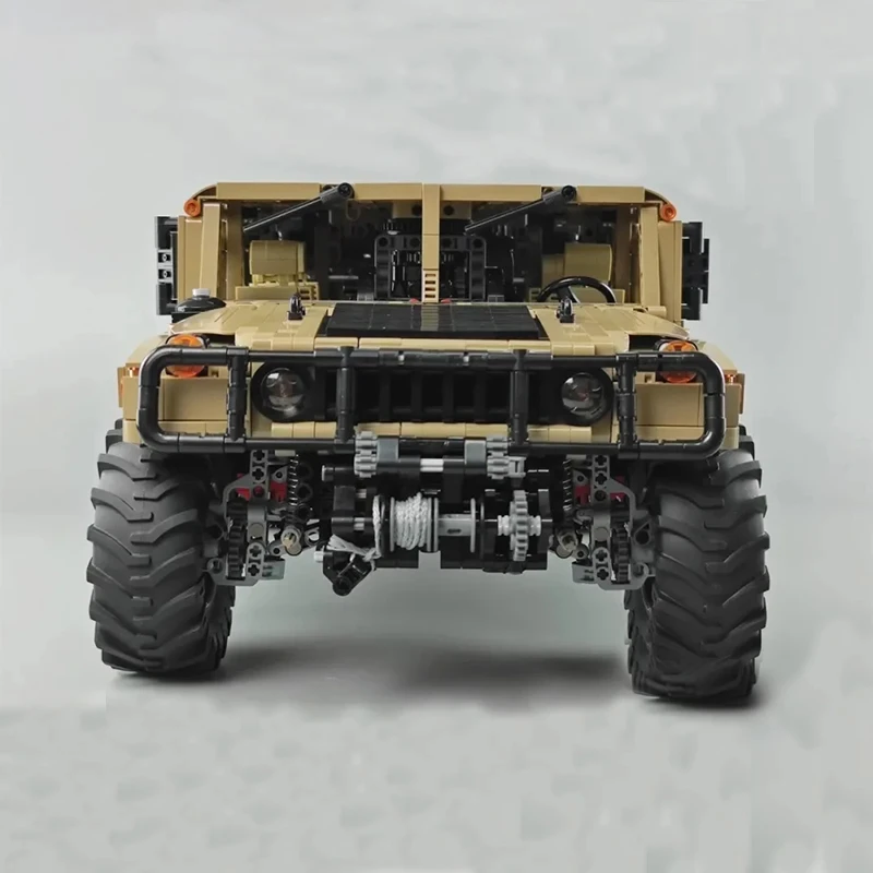 

High-tech Military MOC War Large Off-road Vehicle H1 Model Building Blocks Brick Remote Control Car Toys Kids Birthday Gift Boy