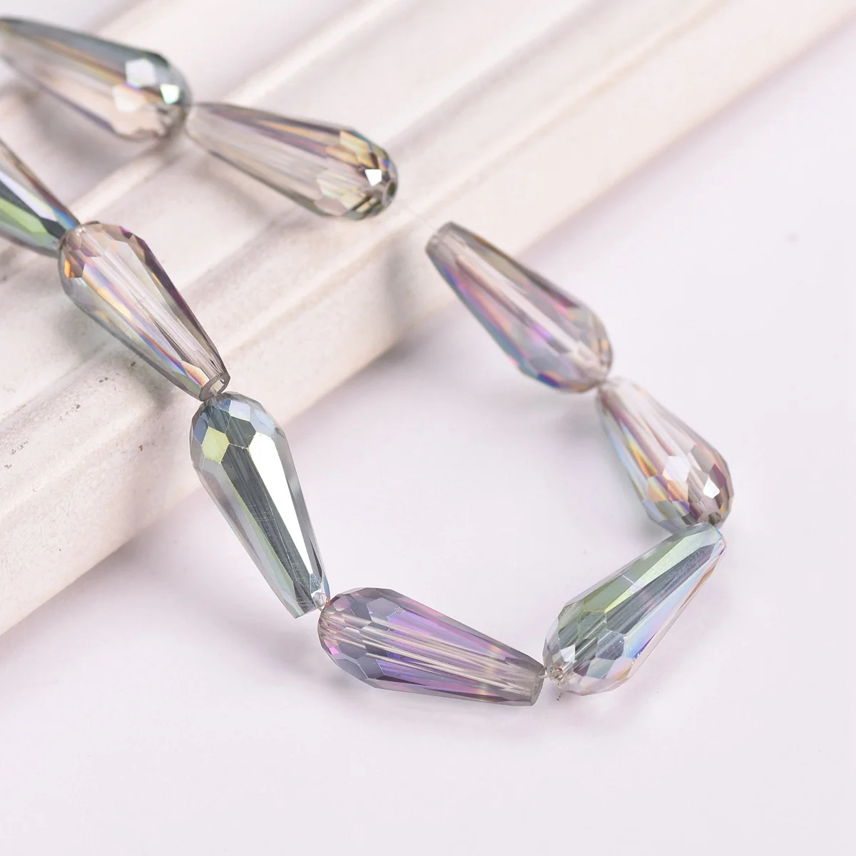 Teardrop Pear Shape Faceted Crystal Glass 5x3mm 7x5mm 12x8mm 15x10mm  18x12mm Loose Crafts Beads For Jewelry Making Diy - Beads - AliExpress