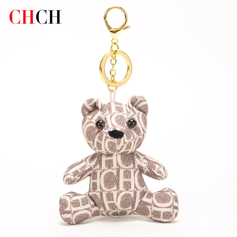 Fashion Classic Vintage Luggage Accessories Little Bear Pendant with Keychain