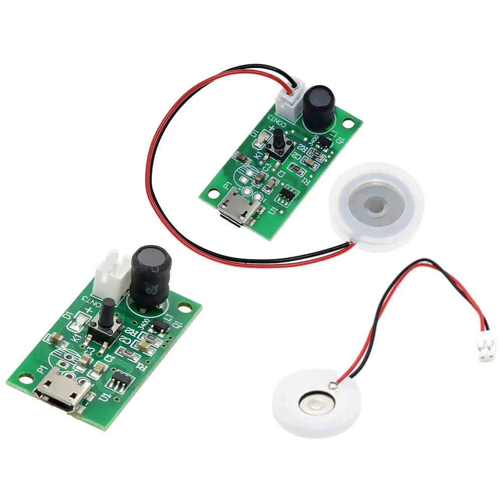 USB Mini Humidifier DIY Kits DC 5V Atomizing Ceramic Humidifier Module Mini Oscillating Ultrasonic Mist Maker Module