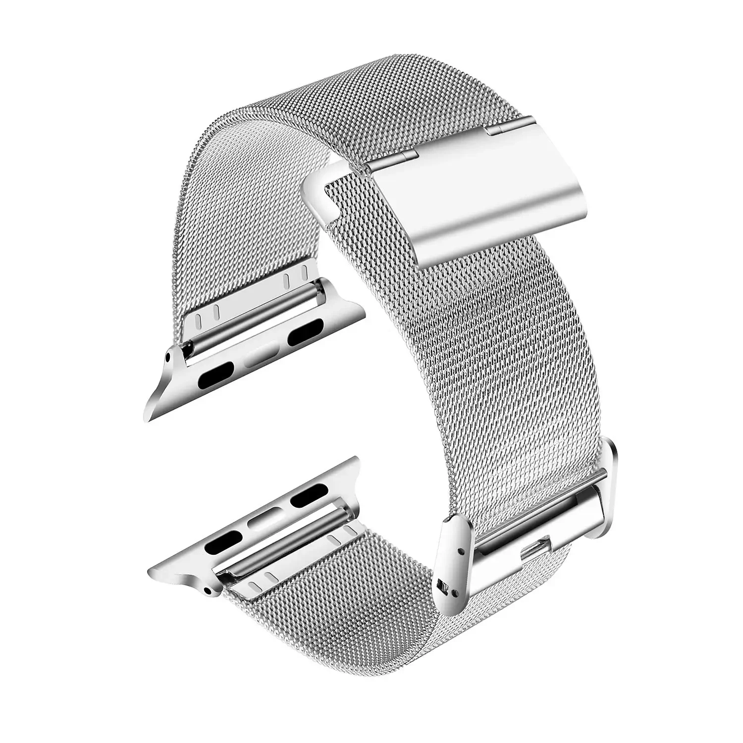 Elegant Milanese Stainless Steel Watch Band - Premium Adjustable Strap