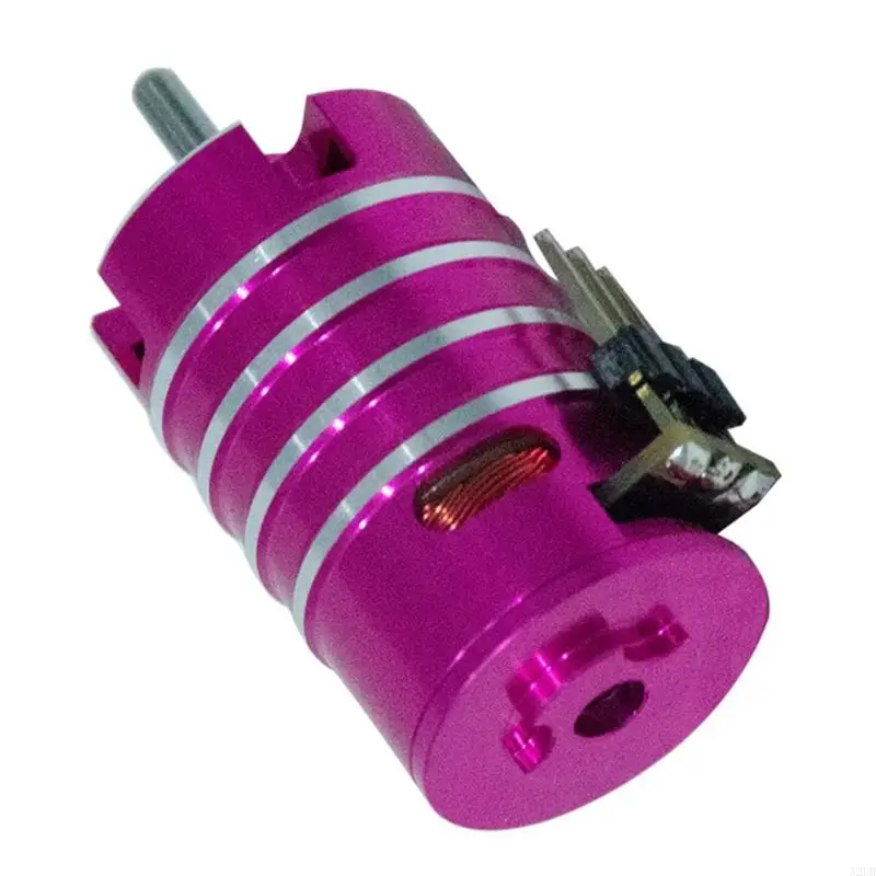 Leistungsstarker bürstenloser 2,0-mm-Wellenmotor, geeignet für ferngesteuerte Modellautos Maßstab 1:24, Metallkonstruktion – Detail 3