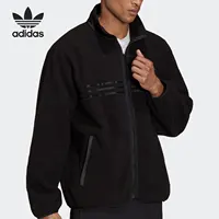 Adidas veste décontractée officielle en polaire authentique à trois rayures pour hommes HF9216 3