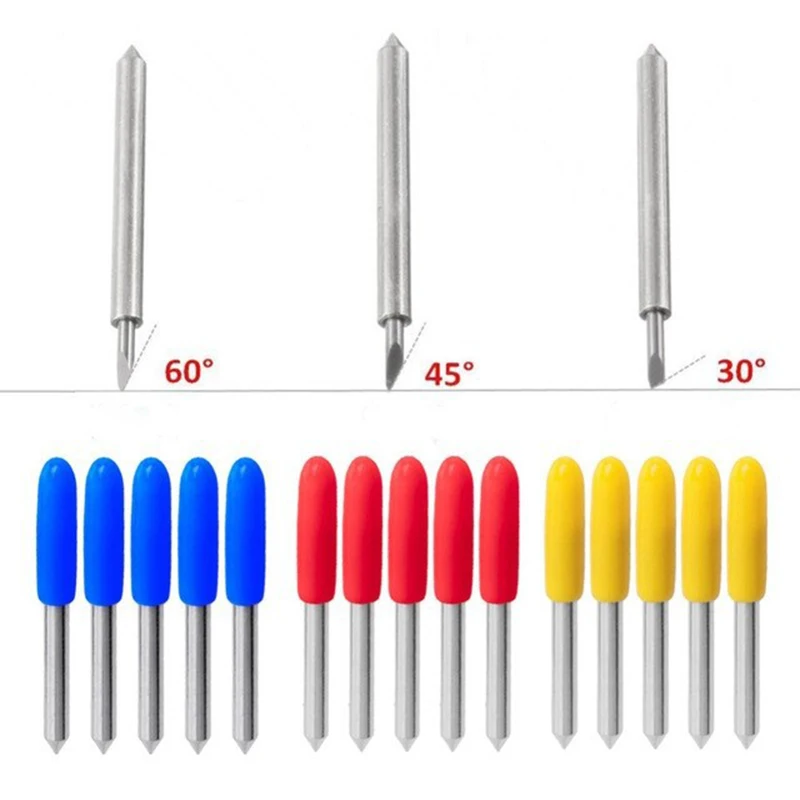 15pcs 30/45/60 Degree Replacement Blades For Roland Cricut Plotter