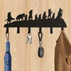 1pc Metal Wall Hooks, Household Multi-Purpose Clothes Bag Key Hooks, Easy To Install Practical And Beautiful, Halloween Christma 1