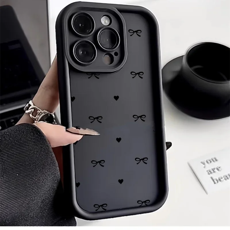 Cute Love Heart Bow Phone Case Cover