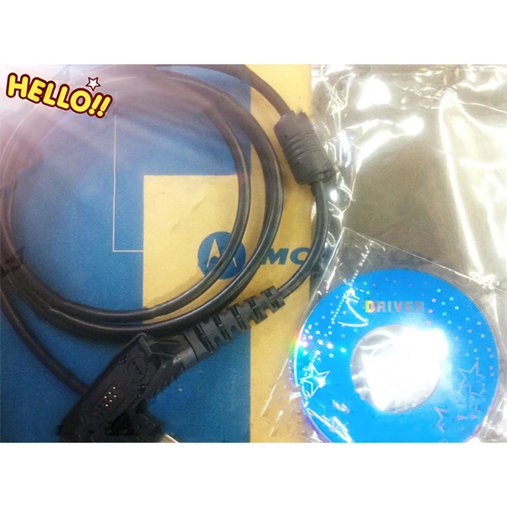 USB Programming Cable for Motorola Radio XIR P8668 P8260 P8268 P8200 GP328D GP338D