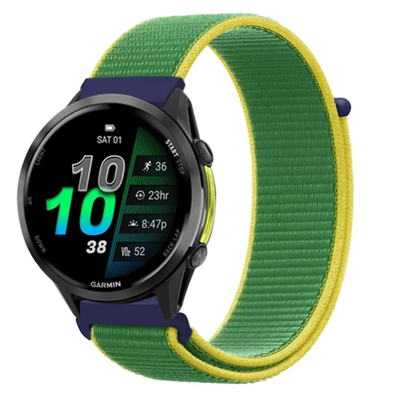 Nylon Loop Strap - 22mm/20mm Flag Style Fashion Band